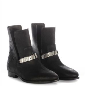 Mara & Mine Alex Scorpion Boots - Black & Silver
